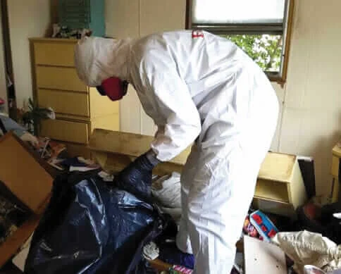 Bio-One of Fort Myers technician on site 3
